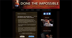 Desktop Screenshot of donetheimpossible.com